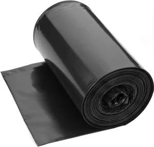 8 Gallon Trash Bags, 40 Counts, Flag Garbage Bags with No Flaps and No Ties, 55 * 65cm, 7g/pcs,Unscented, Black