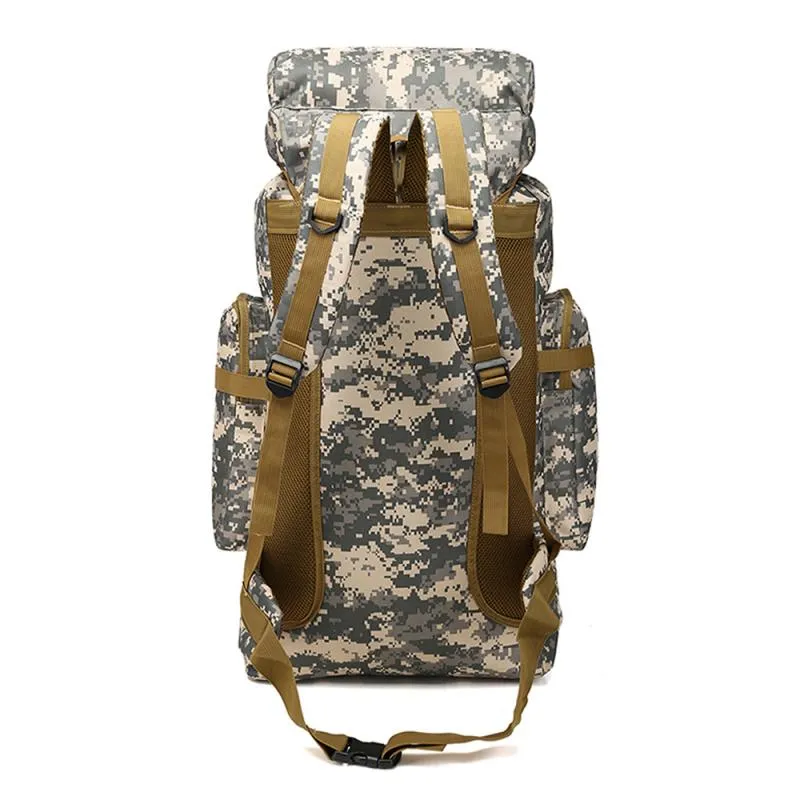 80L Oxford Fabric Military Tactical Army Backpack Rucksack Camping