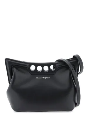 Alexander mcqueen peak mini crossbody bag 775908 1BLLI BLACK