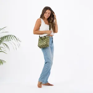 ALOHA COLLECTION CROSSBODY / CHECKMATE / LIMU/OLIVE