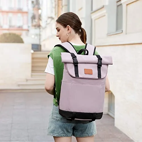 Backpack Large Laptop Backpack 15.6 inch Rolltop Backpacks Waterproof Daypacks Hand Luggage Airplane, School Backpack Travel Backpack for Business Work Outdoor Travel