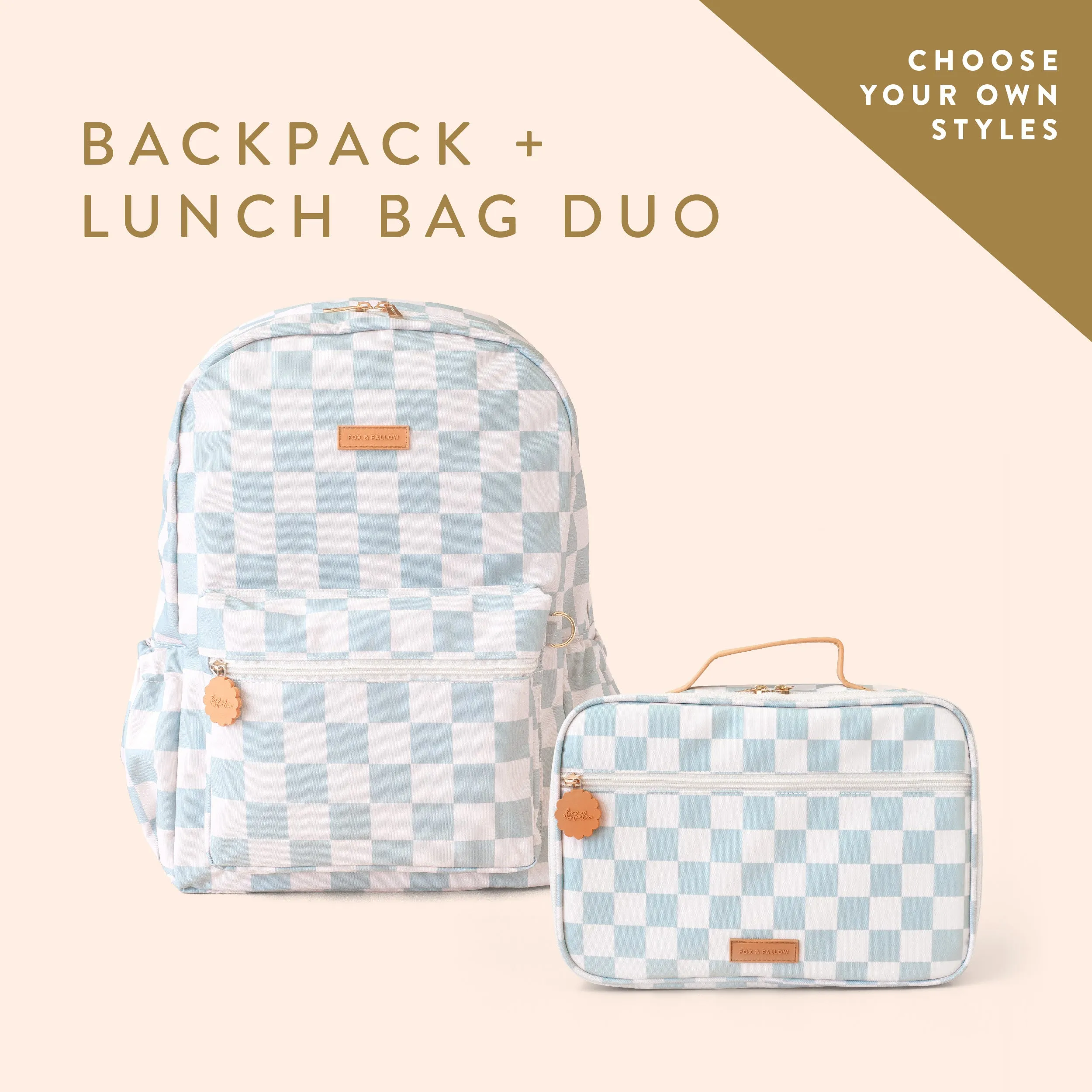 Backpack   Lunch Bag Duo Bundle - (PREORDER - 7 FEB)