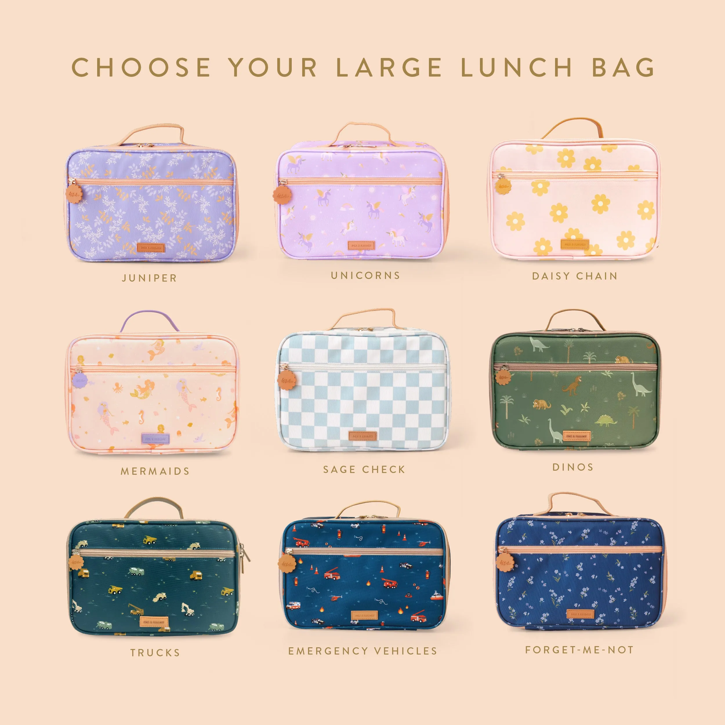 Backpack   Lunch Bag Duo Bundle - (PREORDER - 7 FEB)