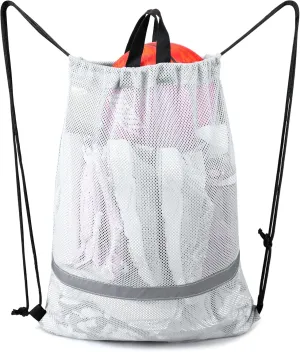 BeeGreen Drawstring Backpack for Men Women Athletic Gym Sports Workout Beach Swim 