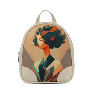 Beige O Mini Backpacks Dignity