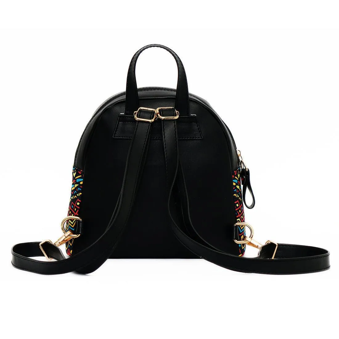 Black Mini Backpack Tiger
