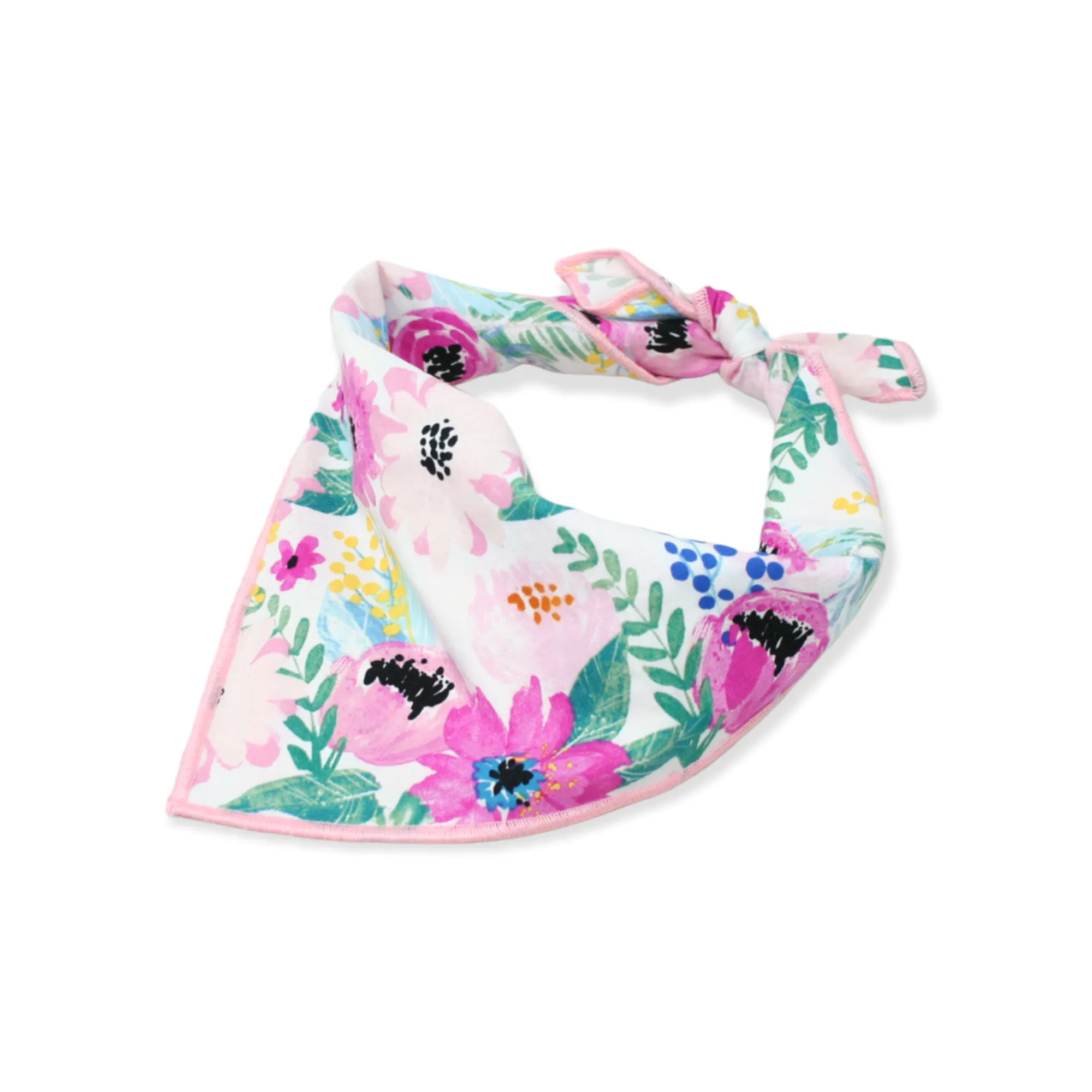 Colorful Watercolor Dog Bandana