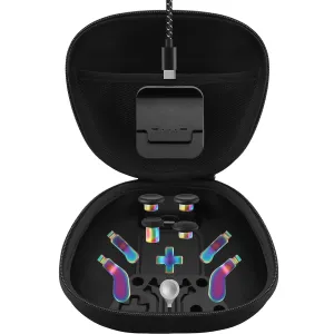Complete Component Pack for Xbox Elite Controller Series 2 - Accessories Includes 1 Carrying Case, 1 Charging Dock, 4 Thumbsticks, 4 Paddles, 1 Adjustment Tool and 1 Charging Cable (Iridescent)