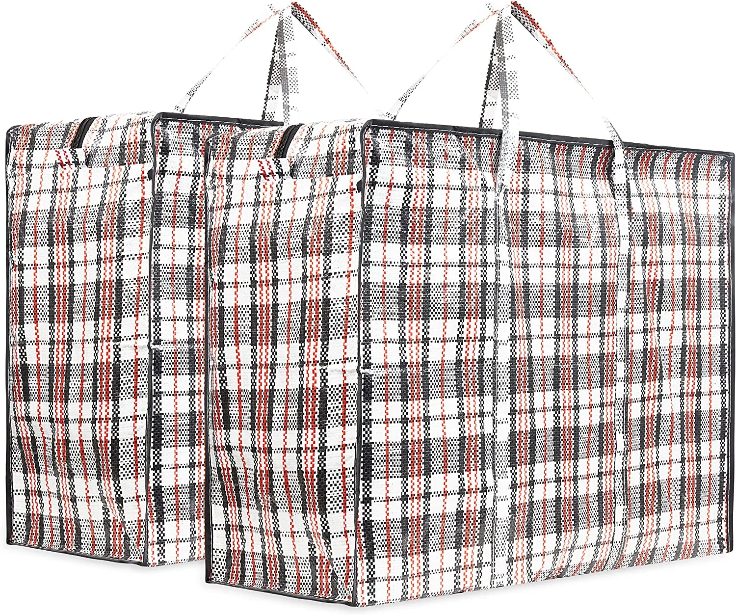 DECO EXPRESS Laundry Bags with Zips - 2 Pack Jumbo Storage Bags