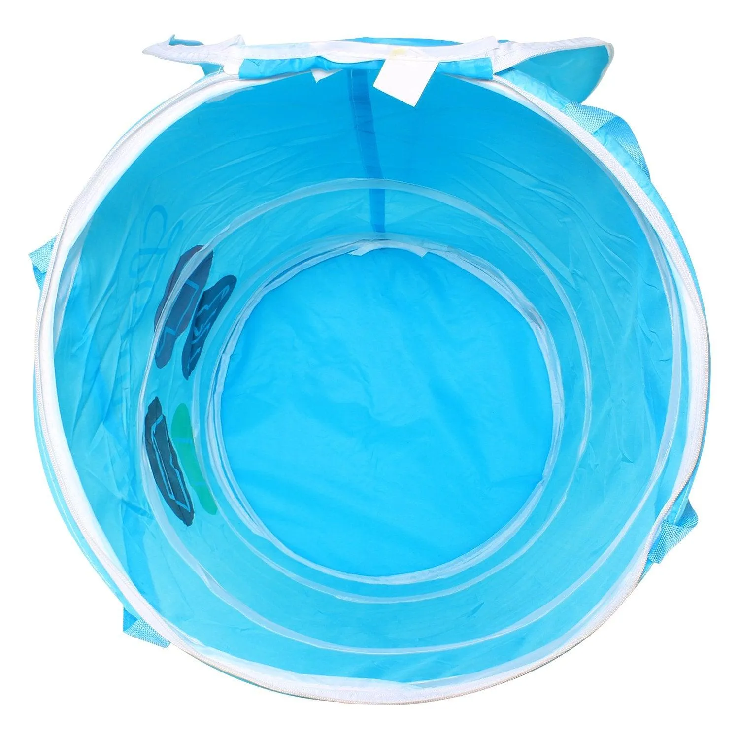 HOKIPO Foldable Cloth Pop Up Laundry Bag Hamper, 48-Ltr