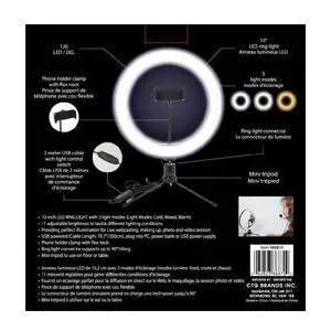 IFocus WebCaster Pro 10" LED Ring Light Kit w/ Phone Holder