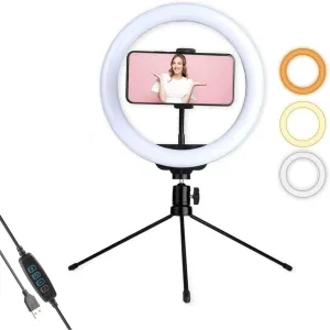 IFocus WebCaster Pro 10" LED Ring Light Kit w/ Phone Holder