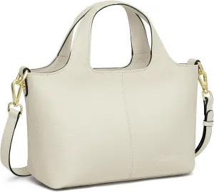 Kattee Leather Crossbody Bags for Women Cross Body Purses,Small Shoulder Tote Bag, Women's Satchel Handbags with Top Handle