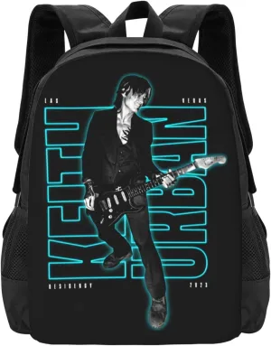 Keith Musics Urban Backpack Large Capacity Backpacks Minimalist Leisure Travel Daypack 12.5X5.5X16.5 inch