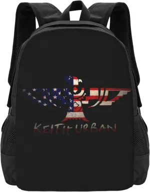 Keith Musics Urban Backpack Large Capacity Backpacks Minimalist Leisure Travel Daypack 12.5X5.5X16.5 inch
