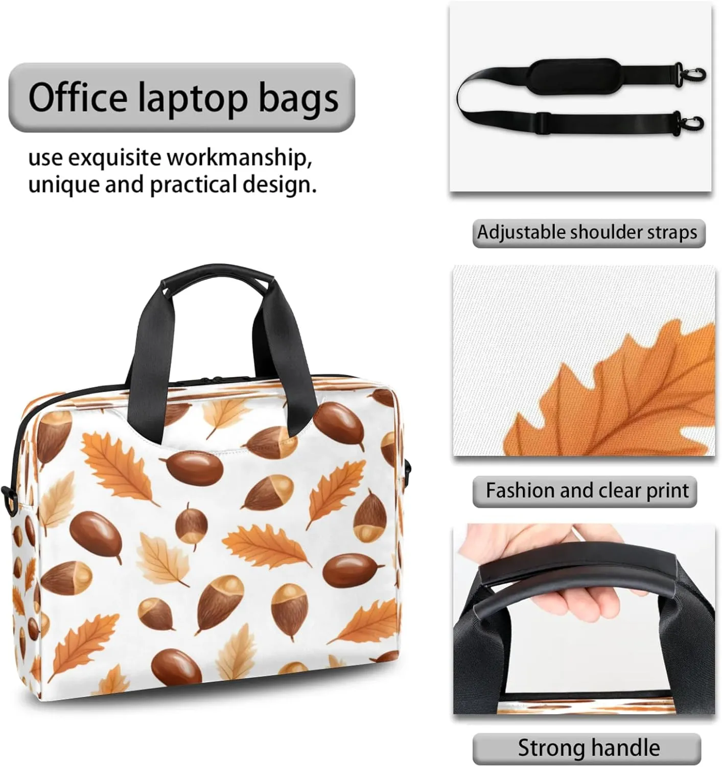 Laptop Carrying Case, Laptop and Tablet, Sleek Design, Water-Repellent Fabric, Business Casual, Casual Toploader