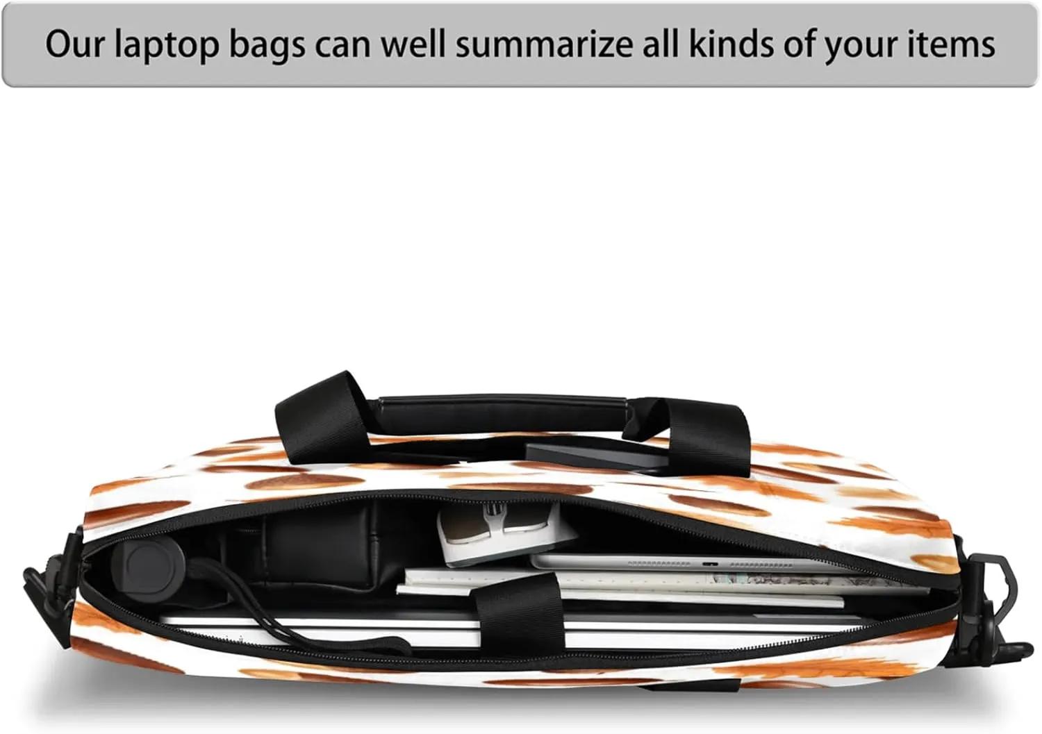 Laptop Carrying Case, Laptop and Tablet, Sleek Design, Water-Repellent Fabric, Business Casual, Casual Toploader