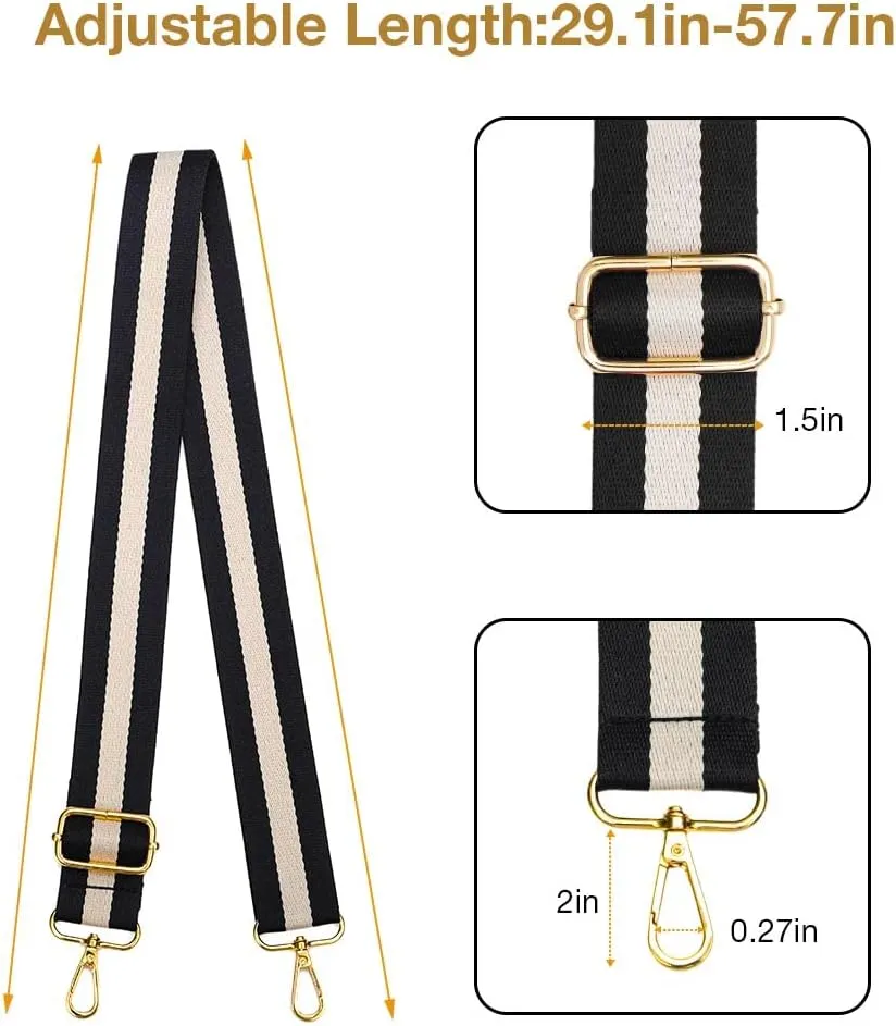 Lekesky Purse Strap Replacement Crossbody Purse Strap for Women