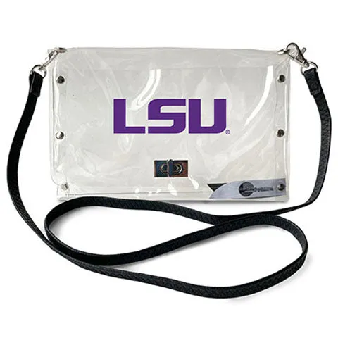 Louisiana State University Clear Envelope Purse