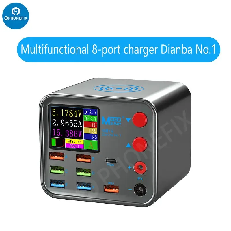 MaAnt DianBa TenSai PD 8-Port PD Charger Phone Current Detection