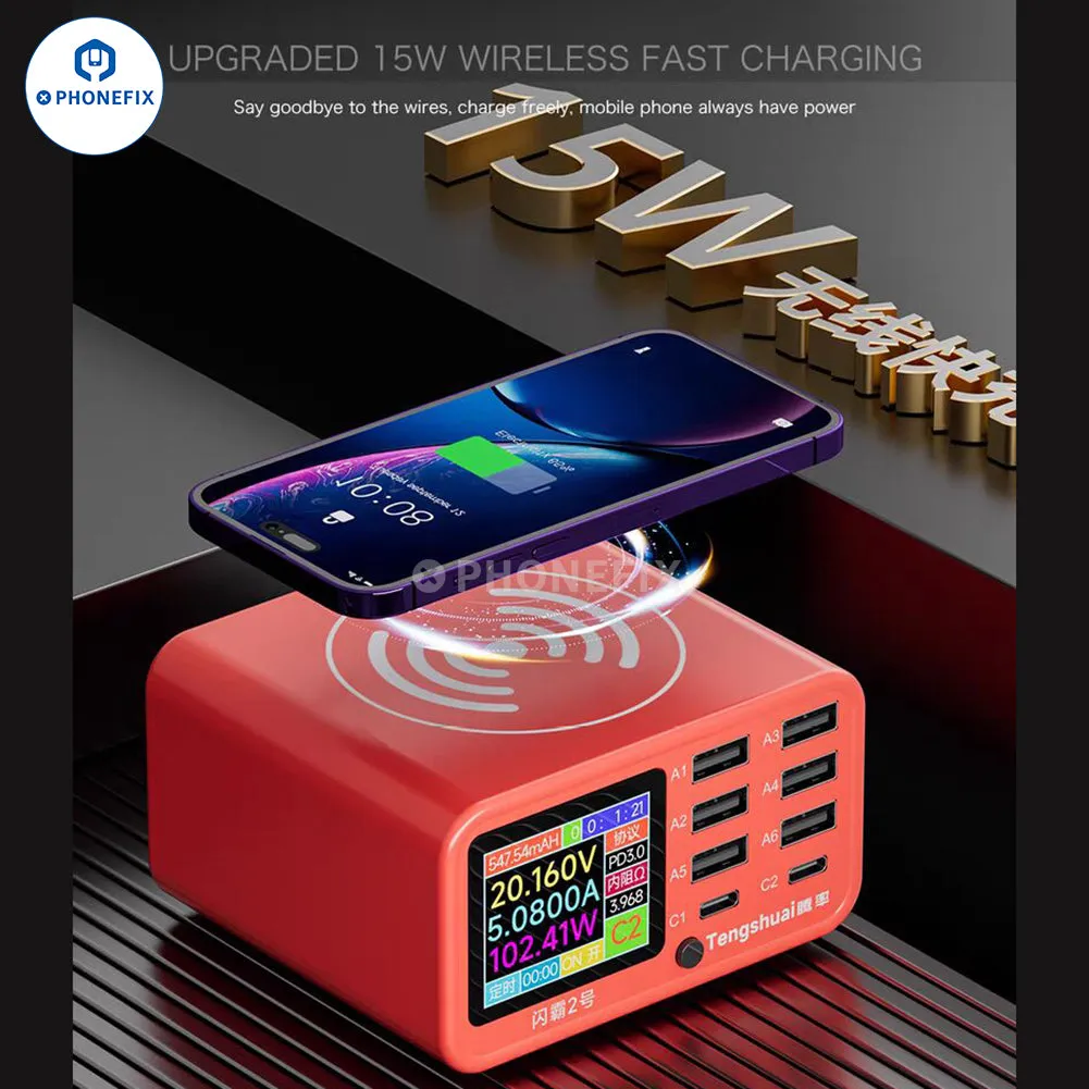 MaAnt DianBa TenSai PD 8-Port PD Charger Phone Current Detection