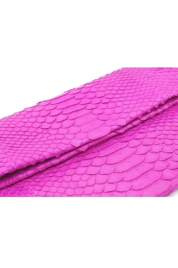 Mandalay Hot Pink Foldover Clutch