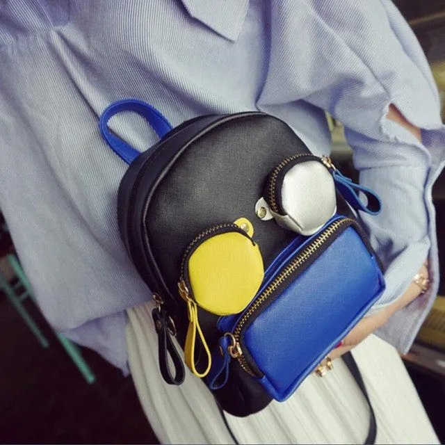 NEW Funky, Unique Mini Backpack In Great Colors