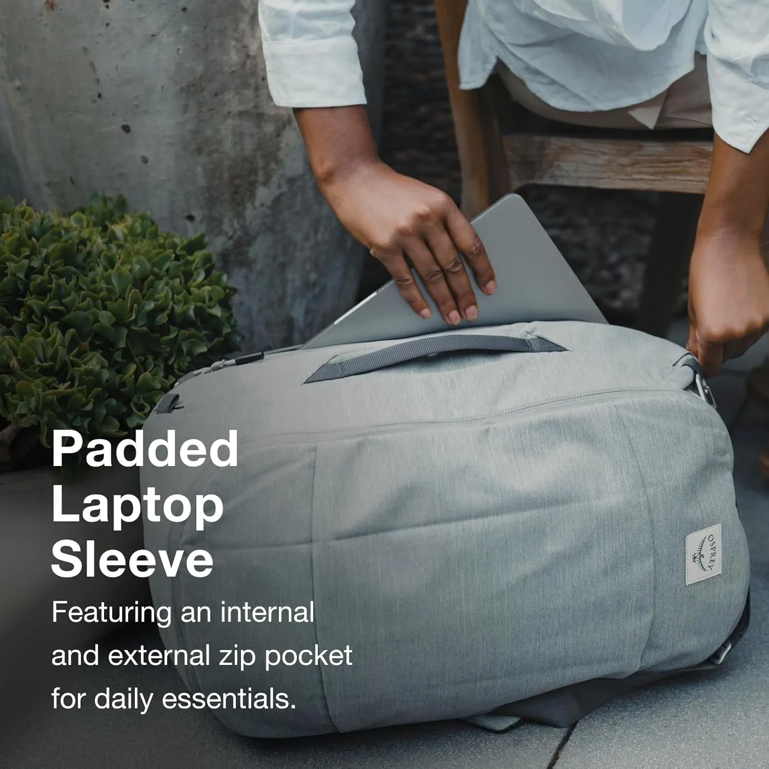 Osprey Arcane Everyday Duffel Backpack, Medium Grey Heather