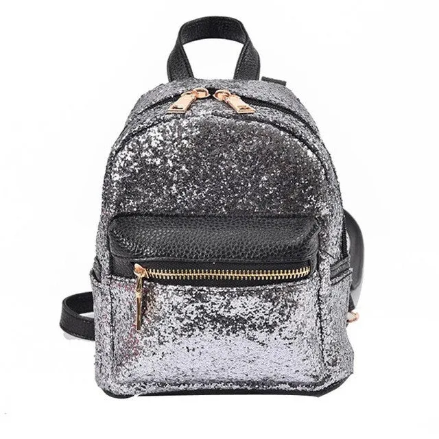 PICK YOUR COLOR: Super Cute, Super Shiny Mini Backpack, Glitter and Sparkles