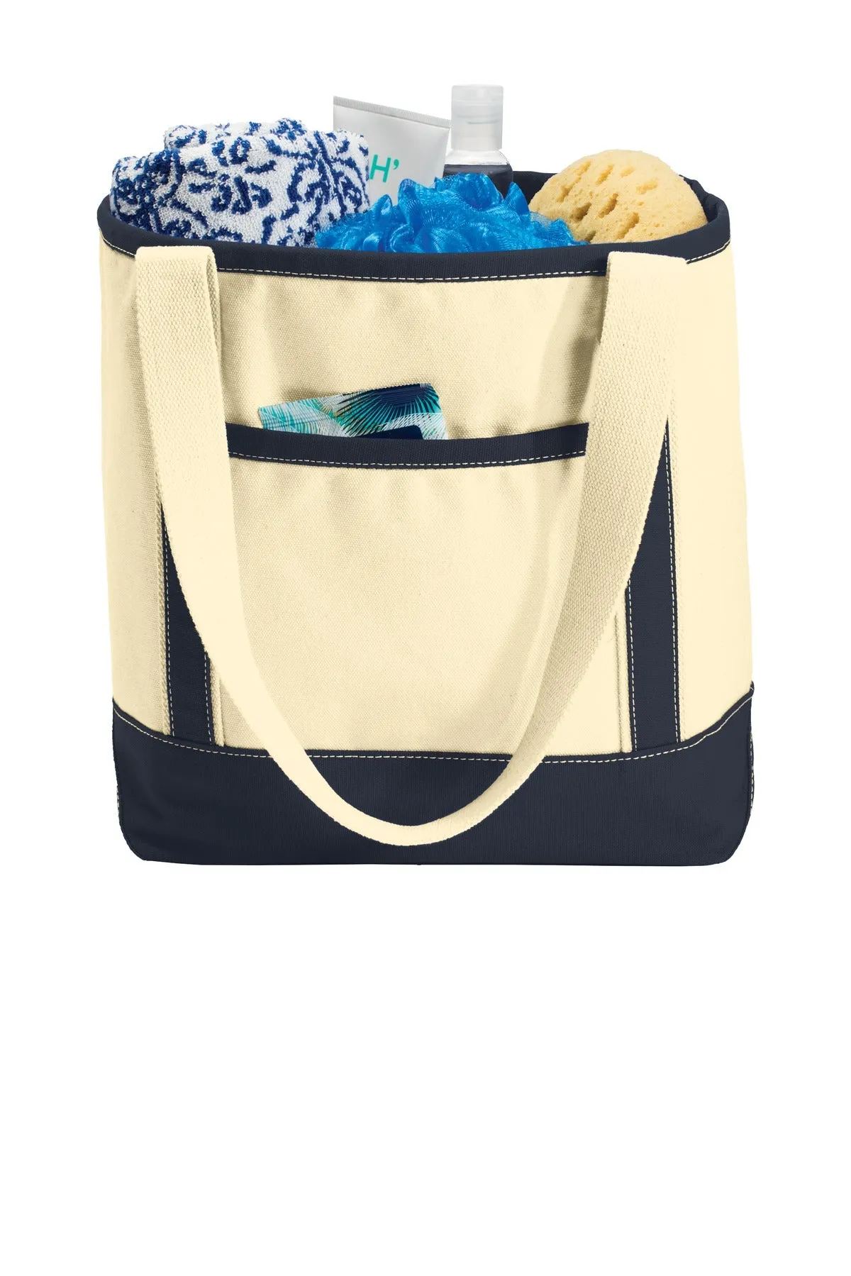 Port Authority Medium Cotton Canvas Boat Tote. BG412