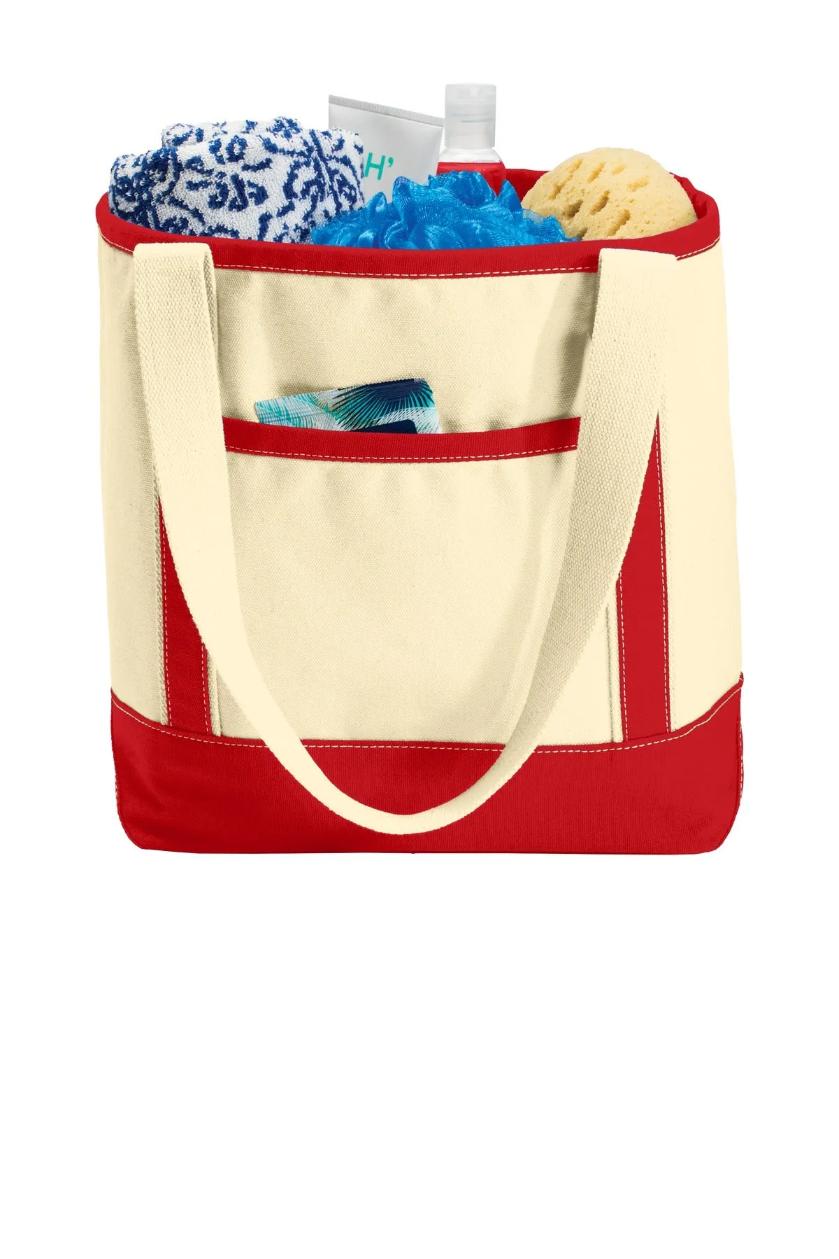 Port Authority Medium Cotton Canvas Boat Tote. BG412