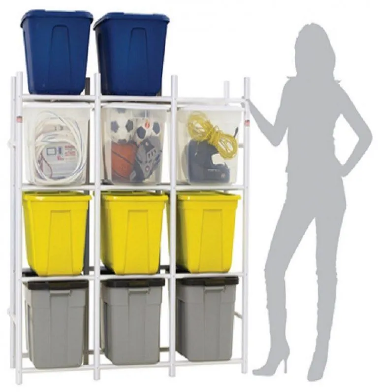 Proslat Bin Warehouse Rack - 12 Totes Compact