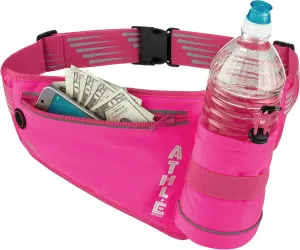 Running Fanny Pack with Water Bottle Holder - Adjustable Running Belt With Water Bottle Holder and Pouch - One Size Fits All Travel Fanny Pack