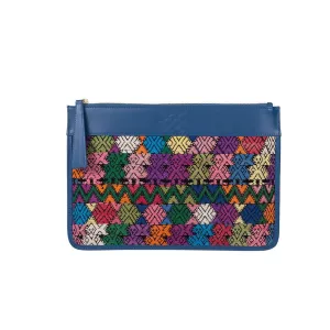Scalo 502 Hand Woven Sloane Squeeze Clutch - Multicolour