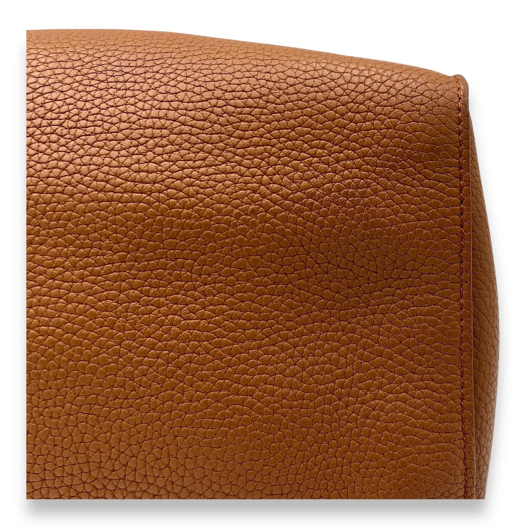 Selleria Crossbody Bag Brown in Calfskin, Silver hardware