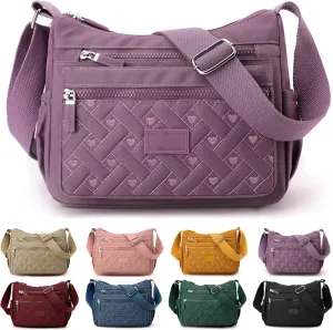 Separately Classic Luxury Crossbody Bag, 2025 New Womens Multi Pocket Large Capacity Nylon Shoulder Messenger Bags
