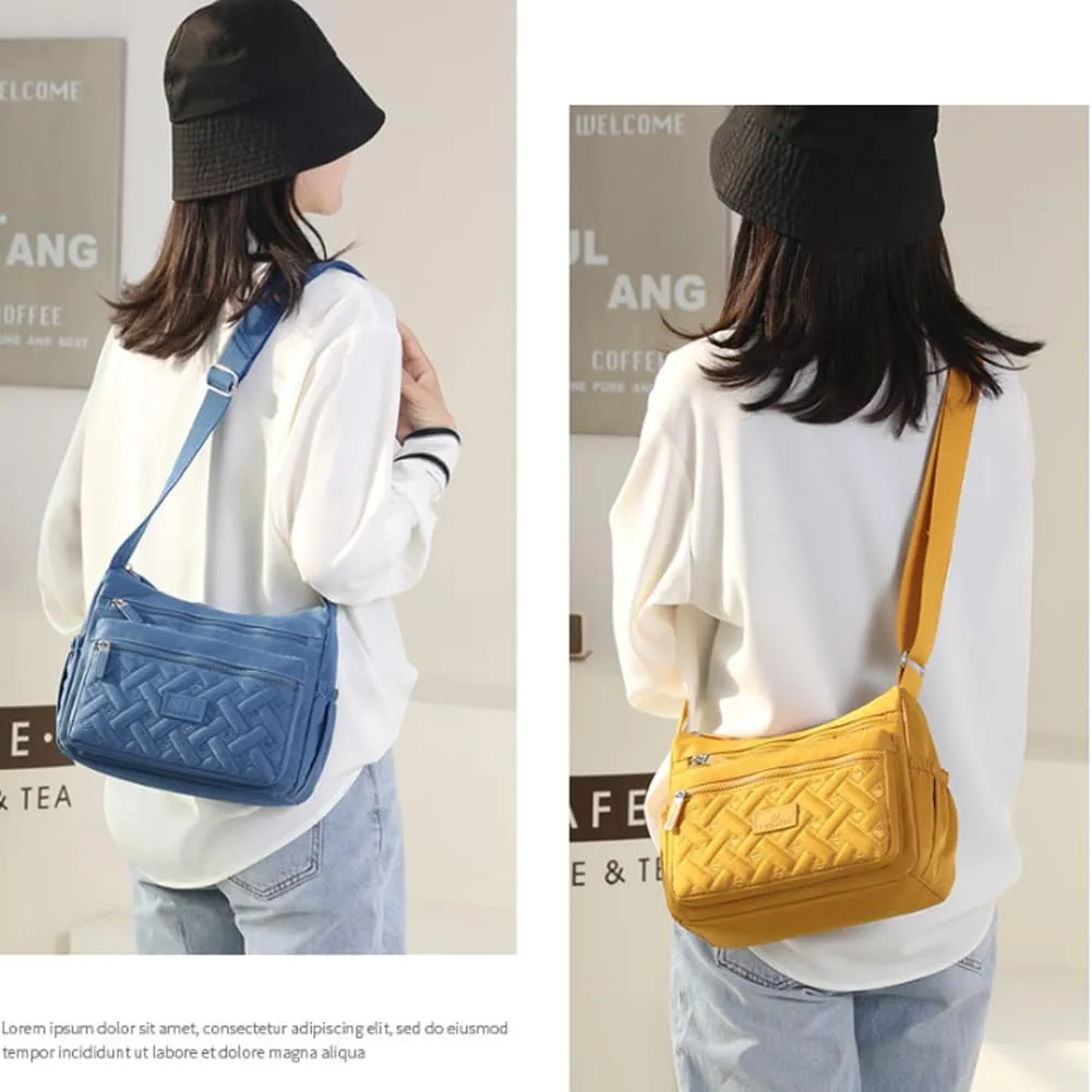 Separately Classic Luxury Crossbody Bag, 2025 New Womens Multi Pocket Large Capacity Nylon Shoulder Messenger Bags