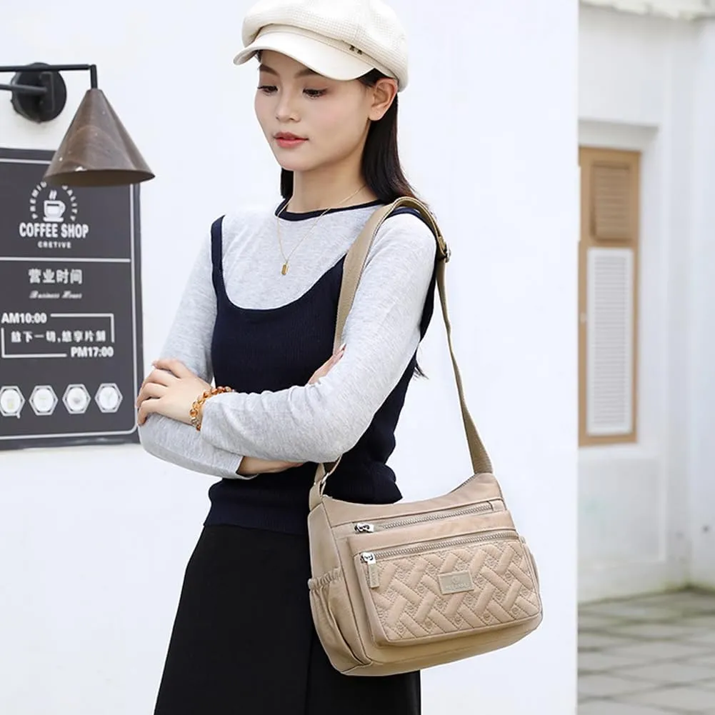 Separately Classic Luxury Crossbody Bag, 2025 New Womens Multi Pocket Large Capacity Nylon Shoulder Messenger Bags