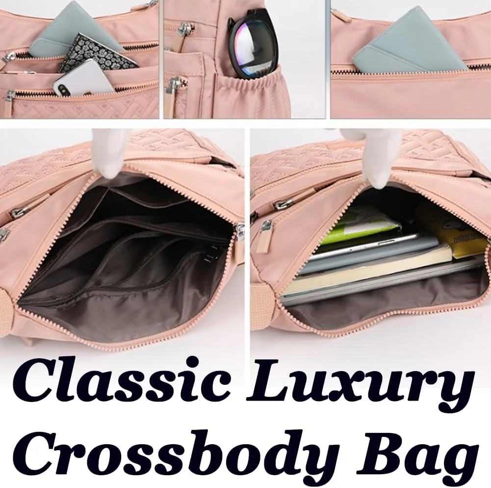 Separately Classic Luxury Crossbody Bag, 2025 New Womens Multi Pocket Large Capacity Nylon Shoulder Messenger Bags
