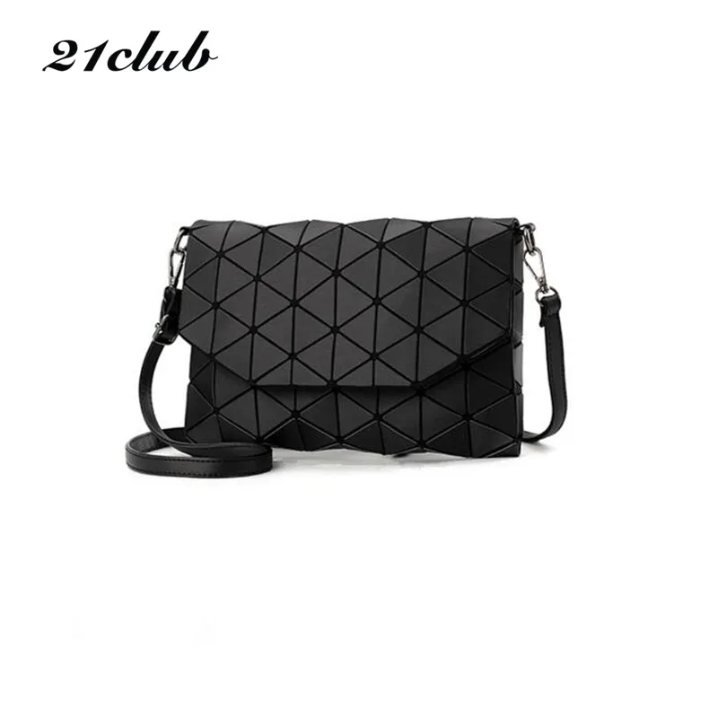 Small solid plaid geometric  clutch  handbag