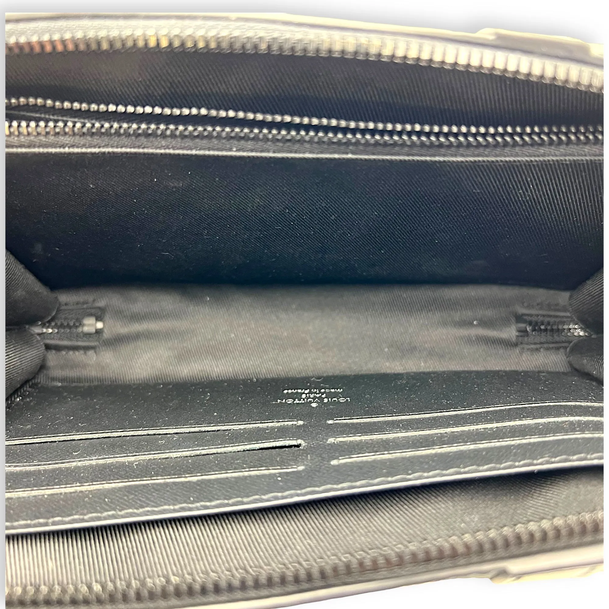 Soft Trunk Crossbody Bag Black in Monogram Coated Canvas, Lacquered Metal hardware