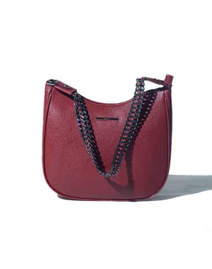 Structured shoulder bag