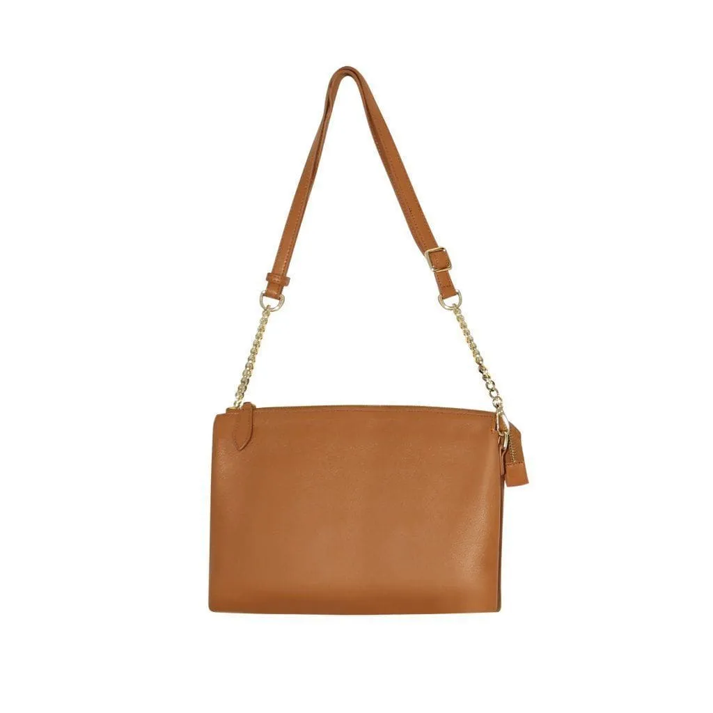 The Golden Sheaf Cross Body Convertible Clutch