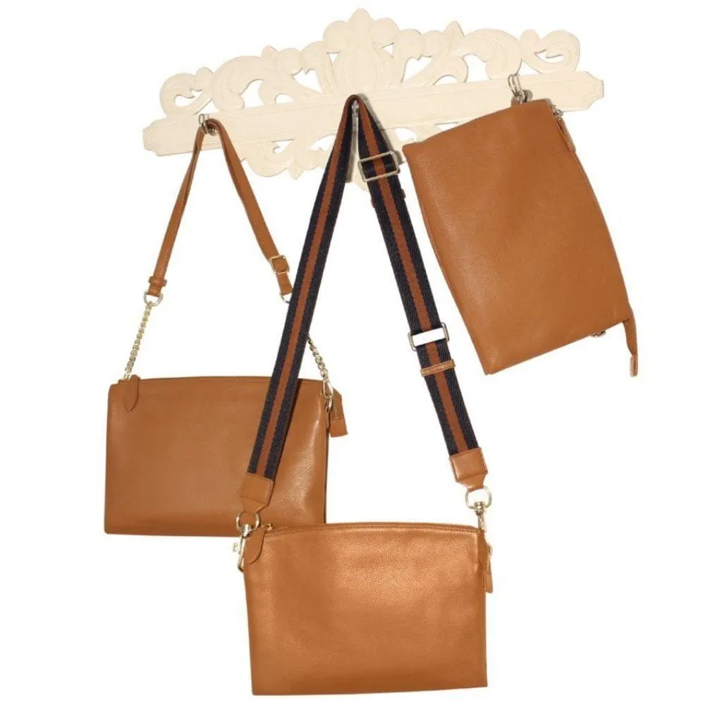 The Golden Sheaf Cross Body Convertible Clutch