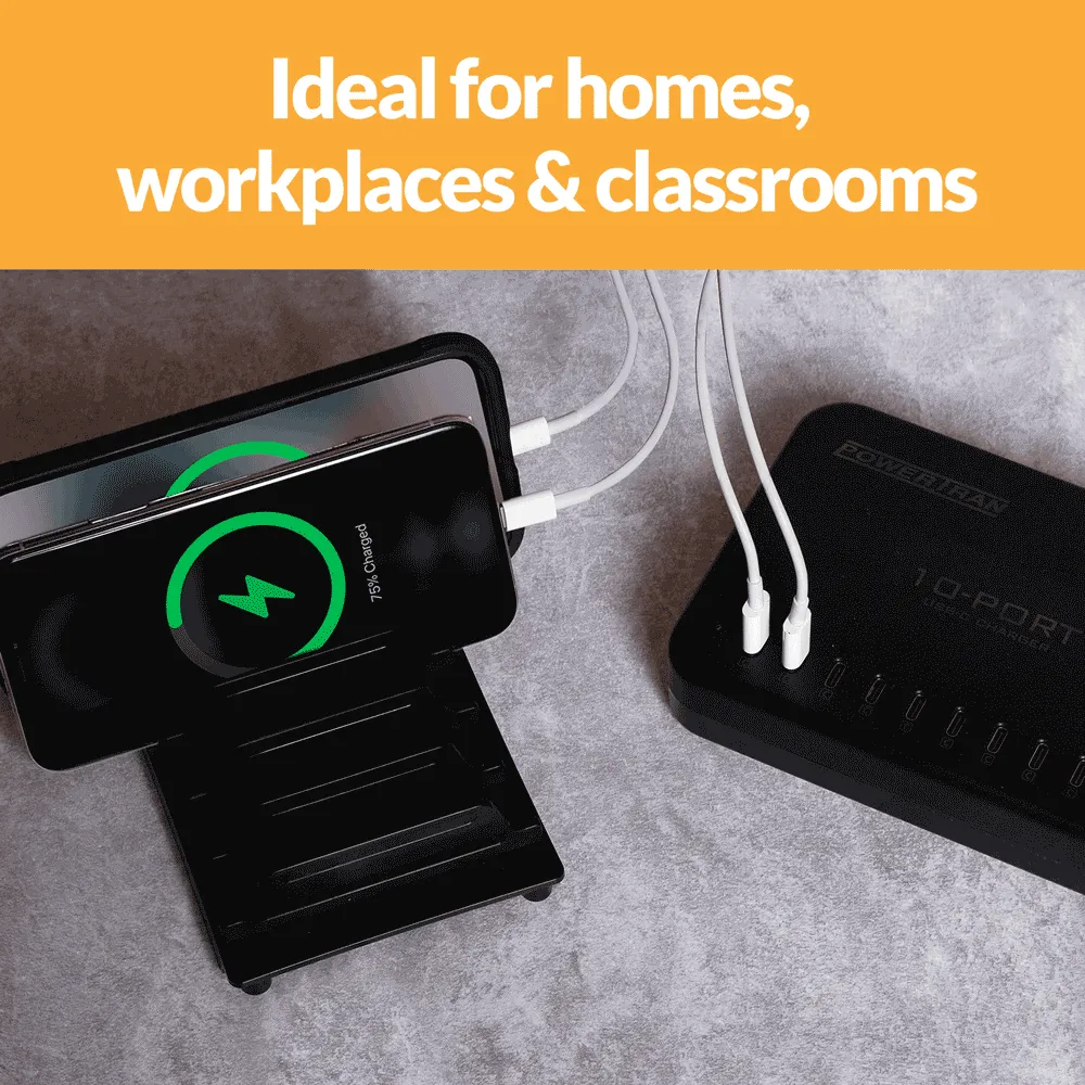 USB Type-C Charging Station 10 Port 200W M8882B