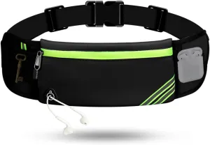 USHAKE Running Belt with Bounce-Free Pouch for iPhone and Samsung Galaxy - Ideal for Running, Walking, Cycling, and Gym Workouts